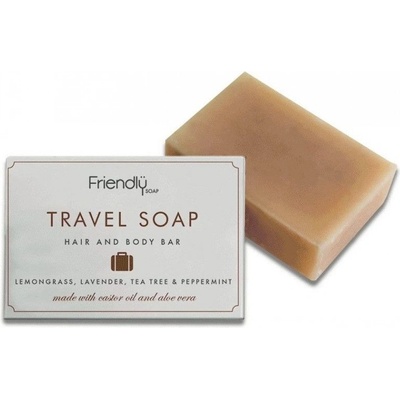 Friendly Soap prírodné mydlo na telo aj vlasy na cestovanie 95 g