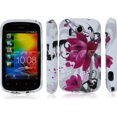 HTC Explorer Flora V5 Силиконов Калъф + Протектор