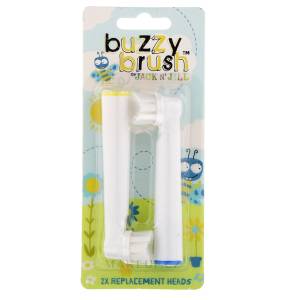 Jack n' Jill Jack n' Jill, резервни глави за електрическа четка за зъби Buzzy Brush, 2 бр