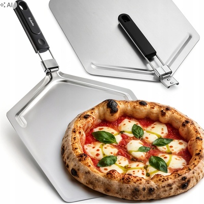 Lopata na pizzu Kuketo čtvercová se sklopnou rukojetí 64x32 cm