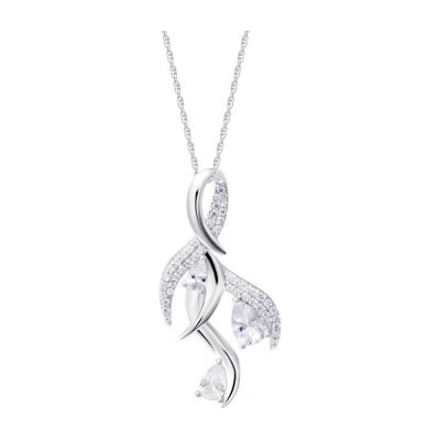 Preciosa Stříbrný přívěsek Rosemary s českým křišťálem a kubickou zirkonií 5228 00