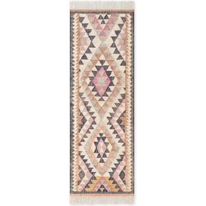 Elle Decoration Сива ръчно изработена ютена пътека 80x200 cm Roya Parsa - Elle Decoration (106260-80x200)