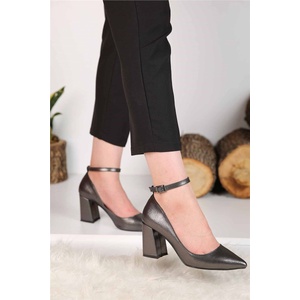 Moda Trend Дамски обувки с ток M11910 - Платина 296227 (296227_Platinum)