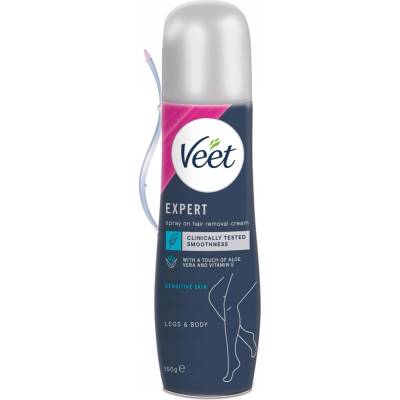 Veet Depilační krém ve ve spreji pro citlivou pokožku 150 ml