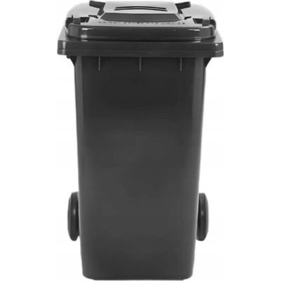 popelnice D100B 100L černá plastová s kolečky