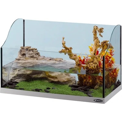 Ferplast - Jamaica 60 - Стъклен терариум за костенурки, 62, 5 x 34, 5 x 37 см