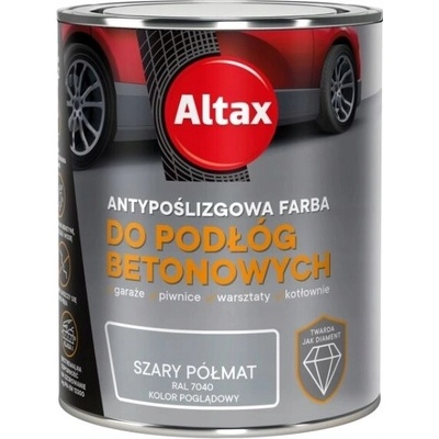 ALTAX Protiskluzová barva na betonové podlahy šedá polomatná 0,75L
