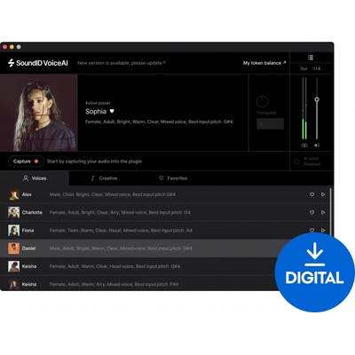 Sonarworks SoundID VoiceAI Medium Token Pack - 180 000 Tokens Digitální produkt