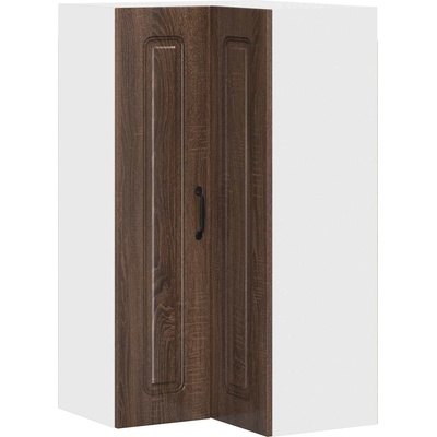 vidaXL Панел за миялна машина Kalmar Кафяв дъб 57 x 57 x 100 см (884821)