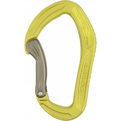 DMM Карабинер с щифт Dmm Alpha Sport Bent Gate Snapgate carabiner - Lime / Titanium - размер One Size (321-0253-0111)
