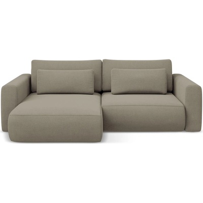 makamii Светлокафяв разтегателен ъглов диван с място за съхранение (ляв ъгъл) Kapua - Makamii (KAPUA_LCF_S_24_P1_C14)