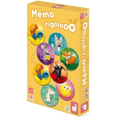 Janod - Детска игра за памет - Rigolooo (J02736)