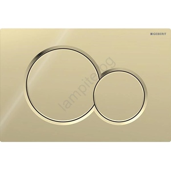 Geberit 115.770. DT. 5 - Бутон за промиване Sigma01 Round 24, 6 x 16, 4 см, месинг (GB0035)