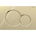Geberit 115.770. DT. 5 - Бутон за промиване Sigma01 Round 24, 6 x 16, 4 см, месинг (GB0035)