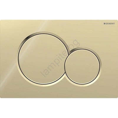Geberit 115.770. DT. 5 - Бутон за промиване Sigma01 Round 24, 6 x 16, 4 см, месинг (GB0035)
