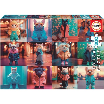 Educa Fashion Animals 200 dielov