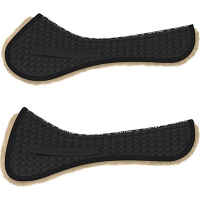 Mattes Dečka tlumící pravý beránek bez lemu černý přírodní – Sleviste.cz