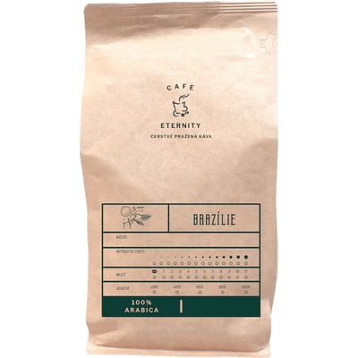 Eternity cafe Brazil Yellow Bourbon Natural zrnková 0,5 kg