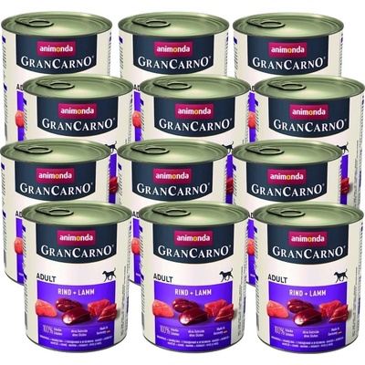 Animonda Gran Carno Adult hovězí & jehněčí 12 x 800 g