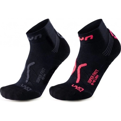 UYN RUN SUPER FAST W B437 Black/Fluo Coral