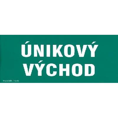 Samolepka Únikový východ