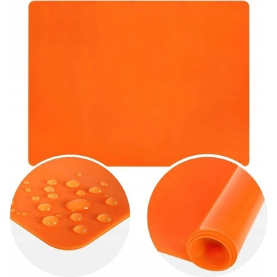 ORION Vál silikonový na těsto 40 x 30 cm, oranžový – Zboží Dáma