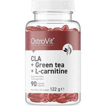 OstroVit L-CARNITINE + GREEN TEA + CLA 90 kapsúl