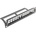 Lanberg patch panel blank 12 port 1U with organizer for keystone modules black (PPKS-9112-B)