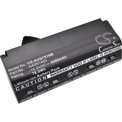 Cameron Sino Батерия за лаптоп ASUS G751J A42NI403 15V 5200mAh CAMERON SINO (CS-AUG751)