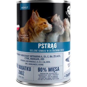 Pet Republic PetRepublic парчета в сос с пъстърва 400 г за котки
