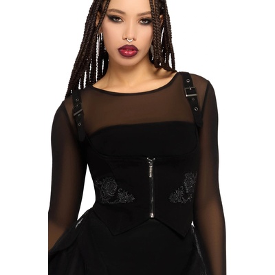 KILLSTAR дамски корсет KILLSTAR - GAIA - Black - KSRA014786