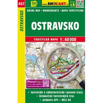Turistická mapa Ostravsko