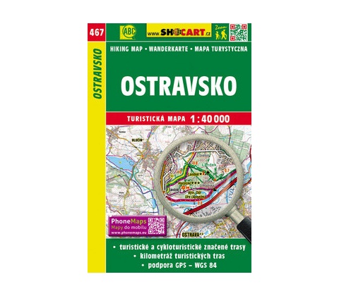 Turistická mapa Ostravsko