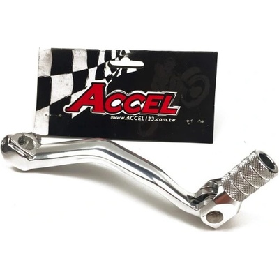 ACCEL páka řazení YAMAHA YZ 125/250 05-25, FANTIC XE / XX 125 21-25 hliníková barva stříbrná (LCA4305)