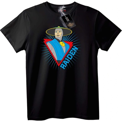 NOONEBRAND Тениска Raiden Mortal Kombat - 2XL, Black