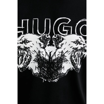 HUGO Памучна тениска HUGO Durro (50538257)