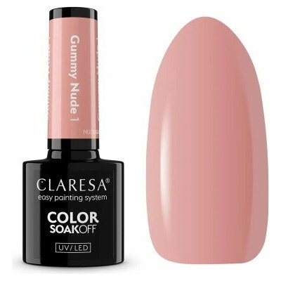 CLARESA Gél lak Gummy Nude 1 5 ml