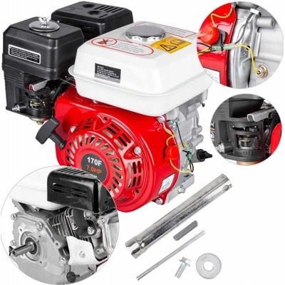 Benzínový motor 6,5HP, OHV, hřídel 19mm, Verke V60252 | Zboží Auto