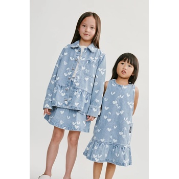 Liewood Детско дънково яке Liewood Kenza Printed Denim Overshirt (LW20630.PPY2)
