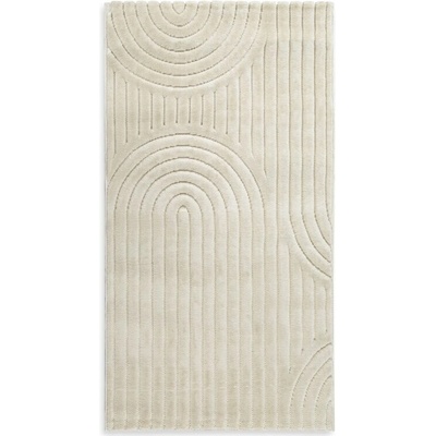 Takoy Koberec 80x150 cm béžový s reliéfním 3D vzorem VENUS BOHO 2-HF-489212 | 80 x 150 cm