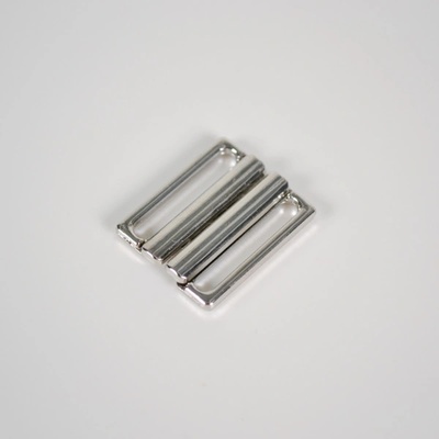 Takoy Plavkové zapínanie / zapínanie na motýliky 18mm strieborný