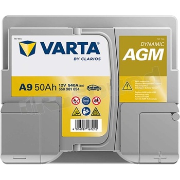 Image 1 of VARTA Silver Dynamic AGM 50Ah right+ (550 901 054 J382)