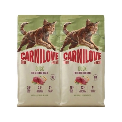 CARNILOVE True Fresh Cat Duck Sterilised 2 x 6 kg