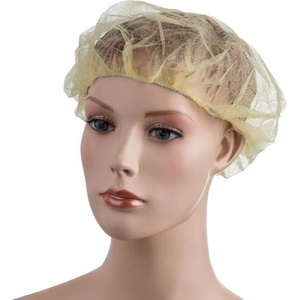 PROFOD PD-BARET-Y / Jednorázová čepice, typ baret - žlutá XL (prof_1360)