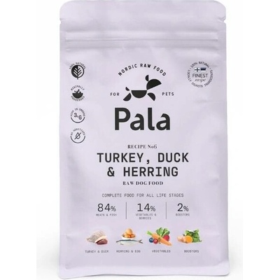 PALA Raw Dog Food nr.6 Turkey Duck & Herring 1 kg