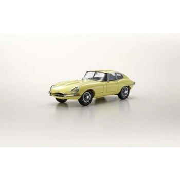 Kyosho Jaguar E-Type 3.8L Coupe MK1 1961 Pale Primose 1:18