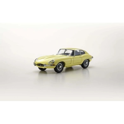 Kyosho Jaguar E-Type 3.8L Coupe MK1 1961 Pale Primose 1:18