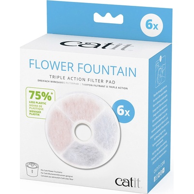 Catit Triple Action náhradní filtr pro fontány 6er Set
