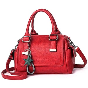 CHARON Дамска Чанта Charon Magnolia, Различни цветове, Червена (KD-78-RED)
