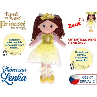 Mikro trading Princezna Lenka 35 cm česky zpívající